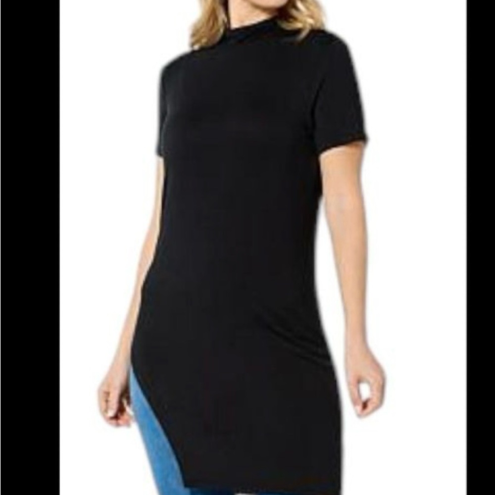 NWT G by Giuliana Women's Black Label EcoLuxe Knit
Drama Top Black - XXS